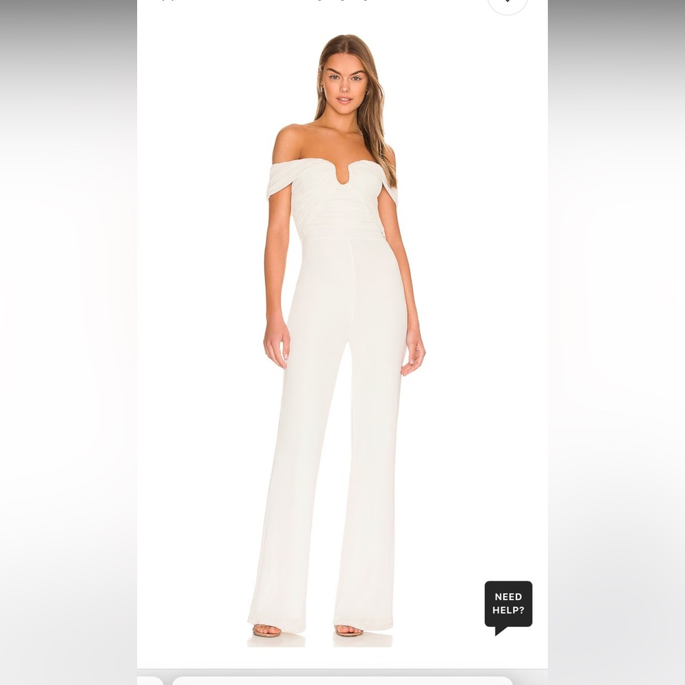 MISHA Kara Jumpsuit in Ivory SIZE 0 NWT